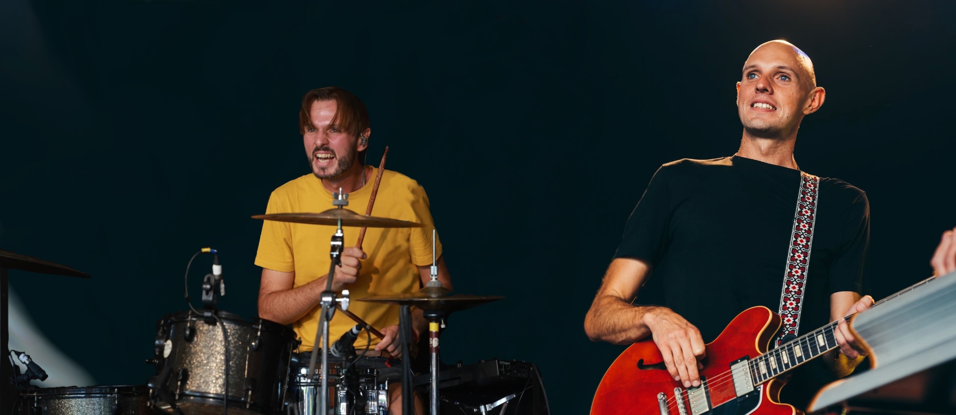 The Hill Brothers performing live on stage